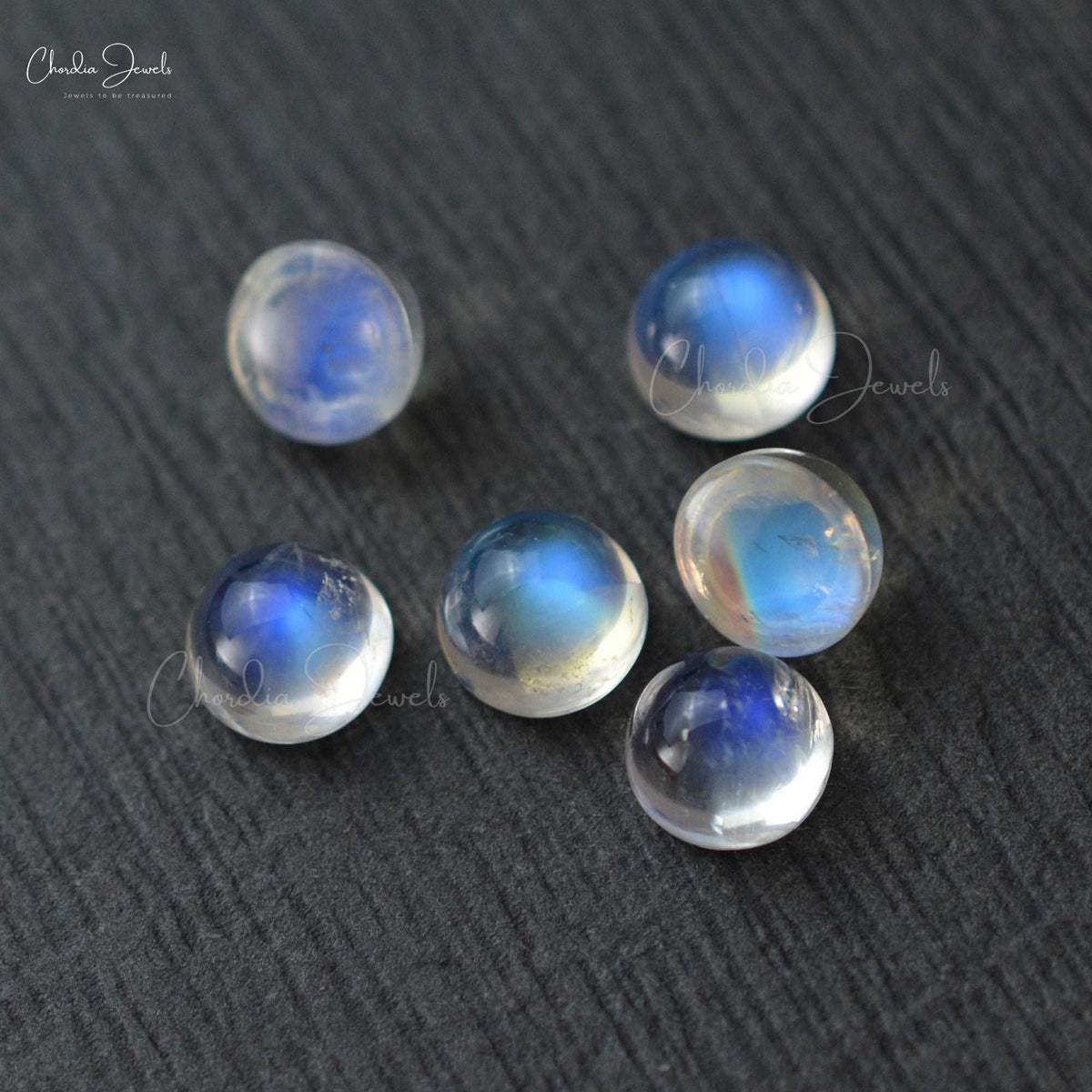 Natural Quality Rainbow Moonstone Cabochon for store making jewelry carat : 15.85 ct. Size 16x16 mm