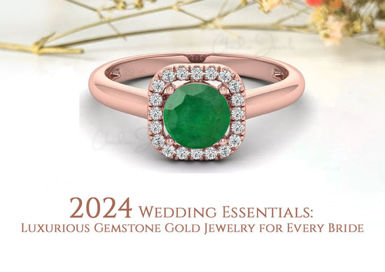 2024 Wedding Essentials: Luxurious Gemstone Gold Jewelry for Every Bride