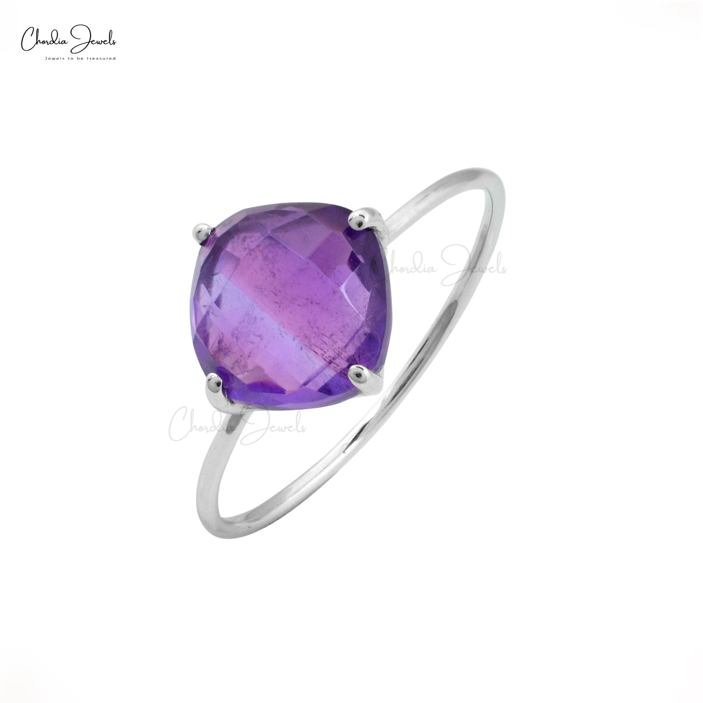 dainty amethyst ring