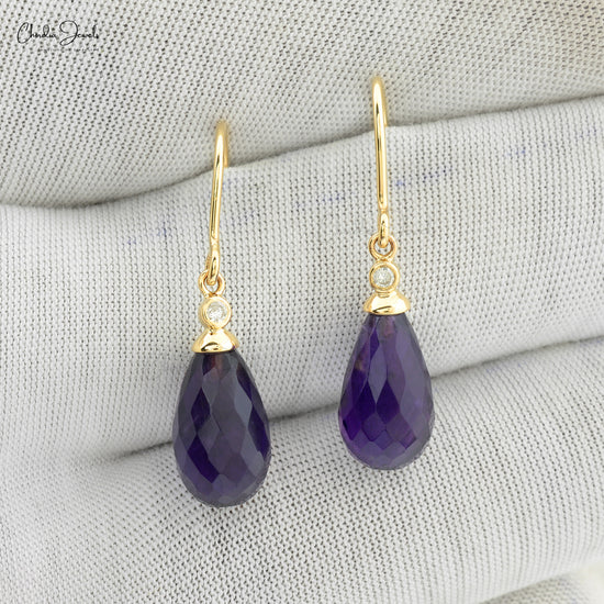 Dangle Gemstone Earrings