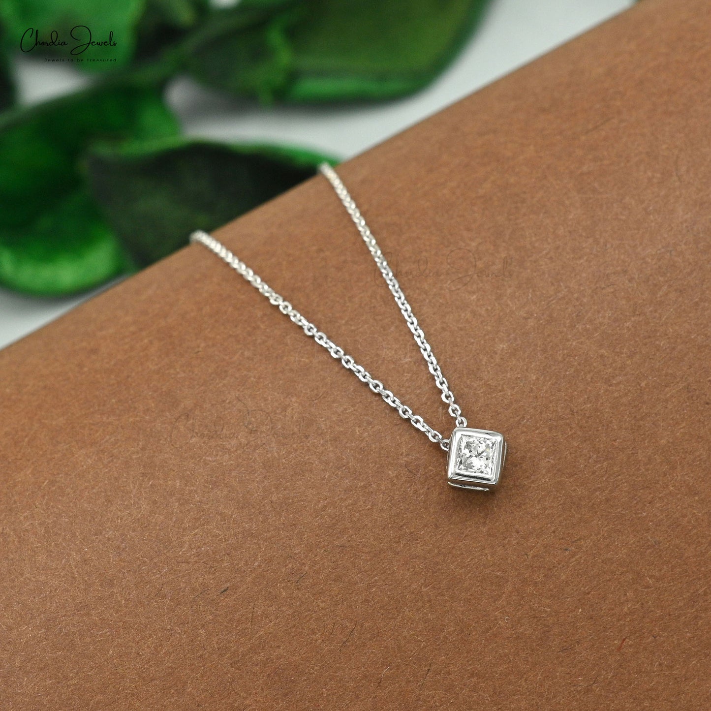 Buy Real White Diamond Necklace