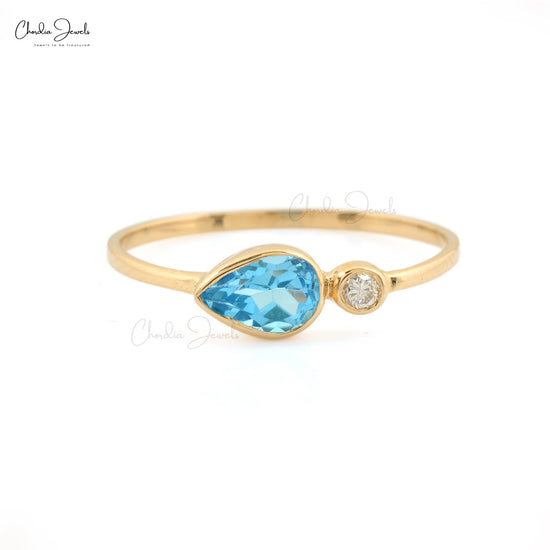 Swiss Blue Topaz Ring