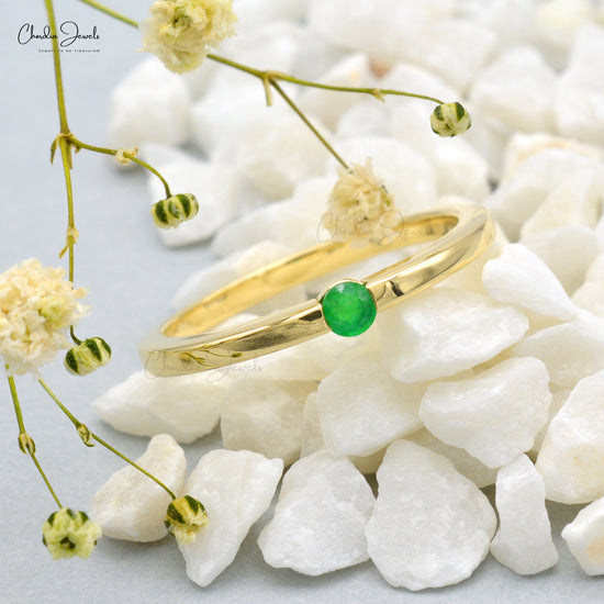 Handmade Colorful Chalcedony Stone Ring – ArtGalleryZen