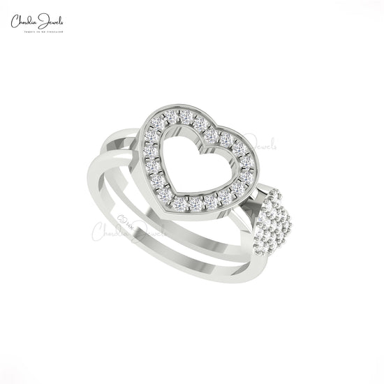 Diamond Heart Ring