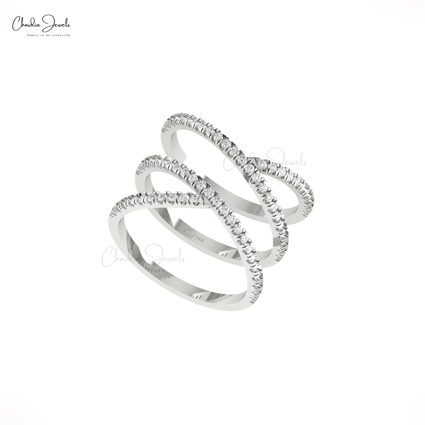 Pave Diamond Ring