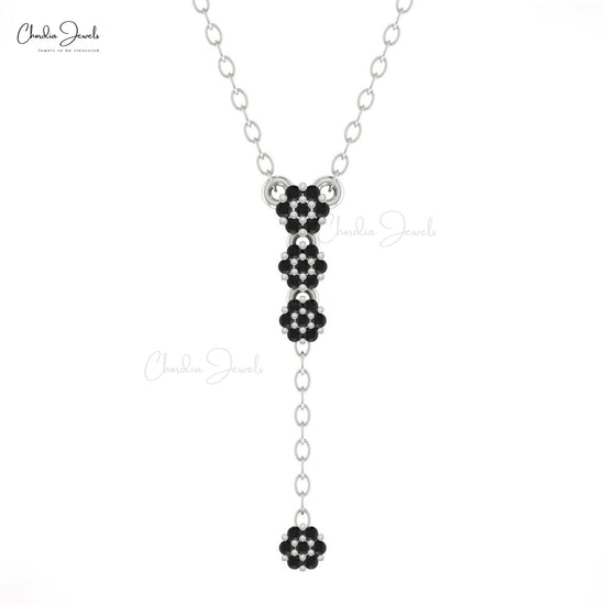 Natural Black Diamond Necklace