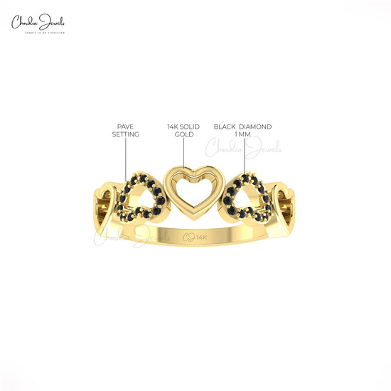 14k Solid Gold Love Ring