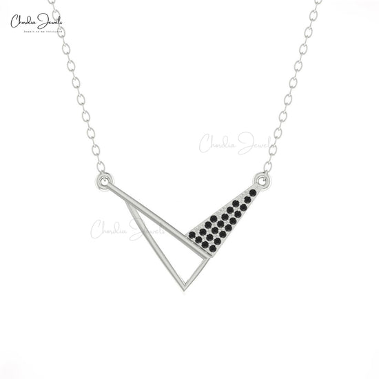 Natural Black Diamond Necklace