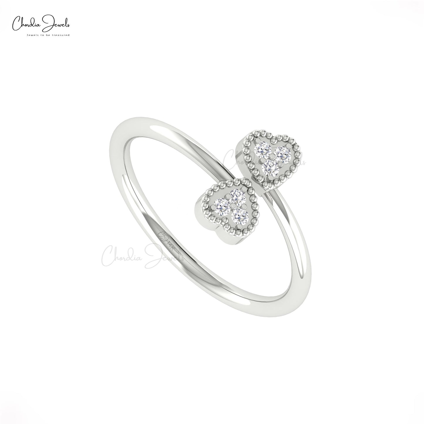 Natural White Diamond Ring