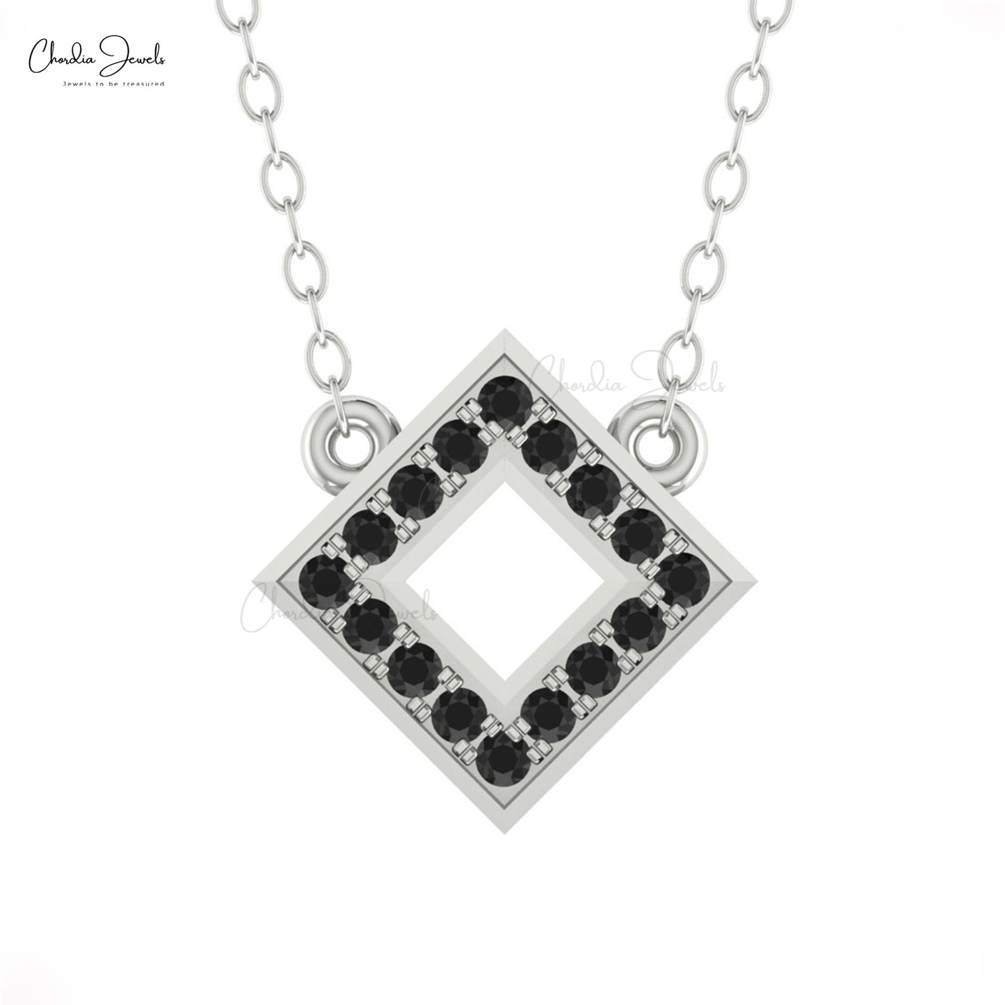 Open Square Necklace