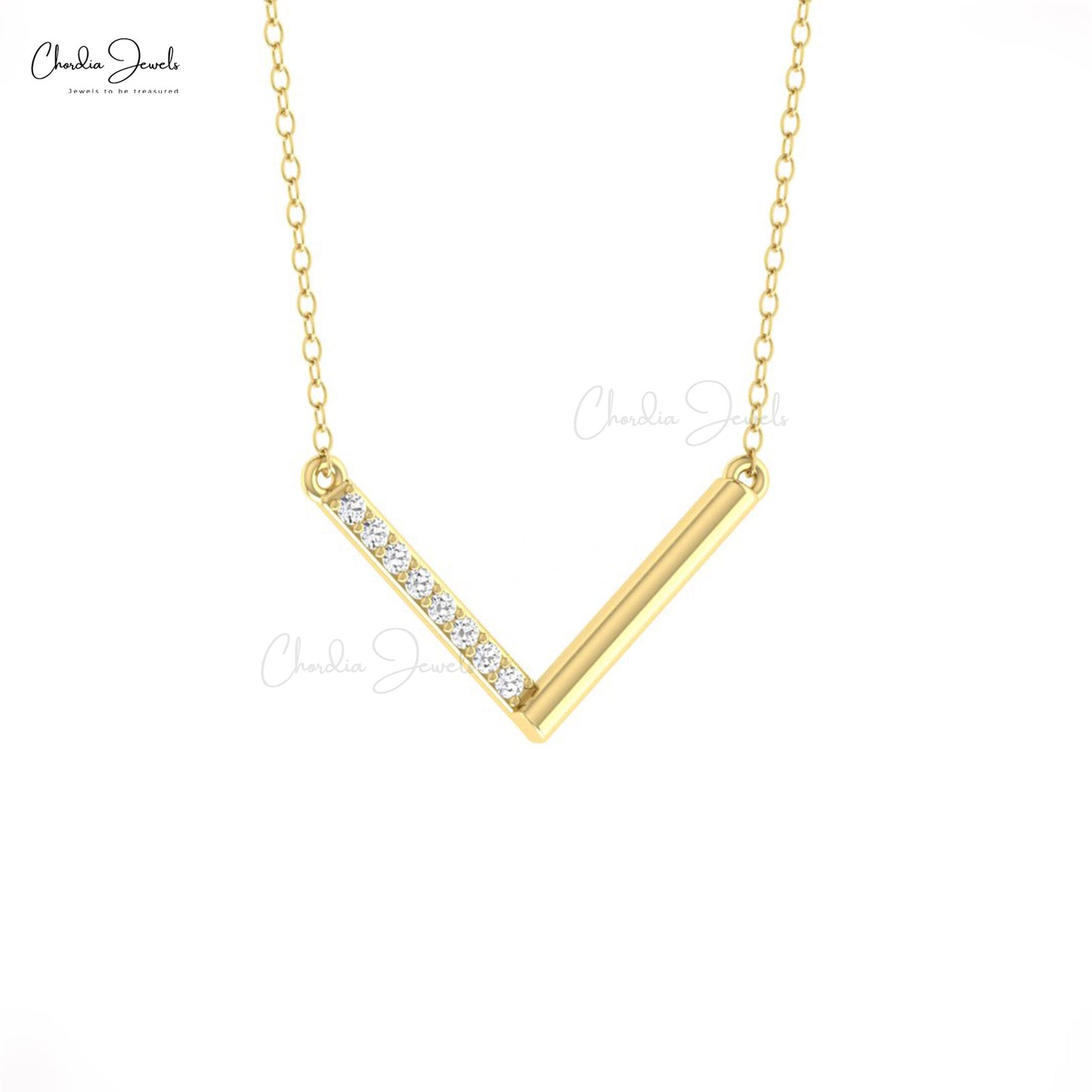 Brilliant Cut Diamond Necklace 