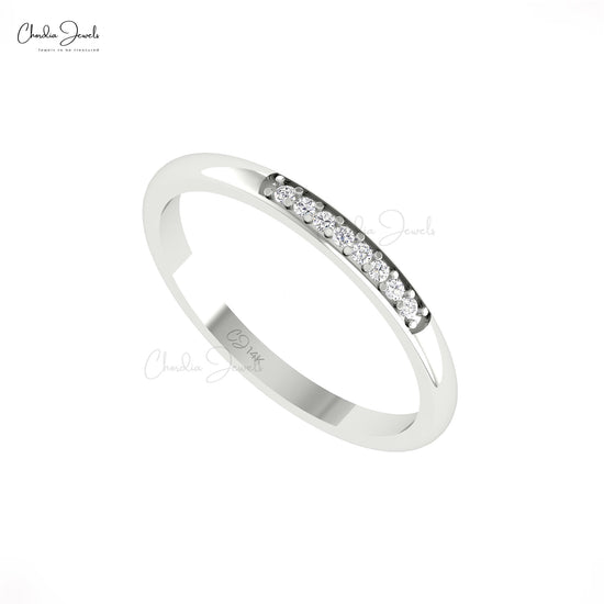 Genuine Diamond Dainty Ring