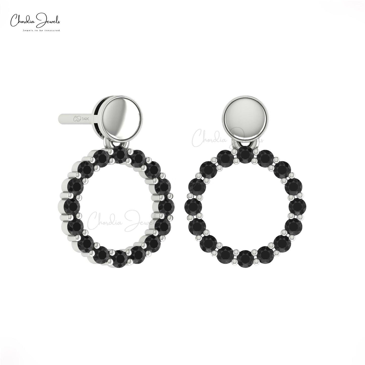 Open Circle Earrings