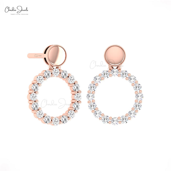 Open Circle Earrings