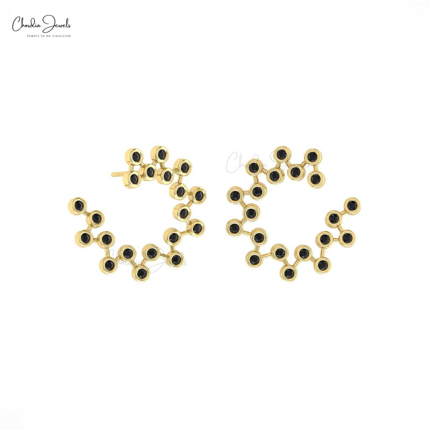 Diamond Cluster Earrings