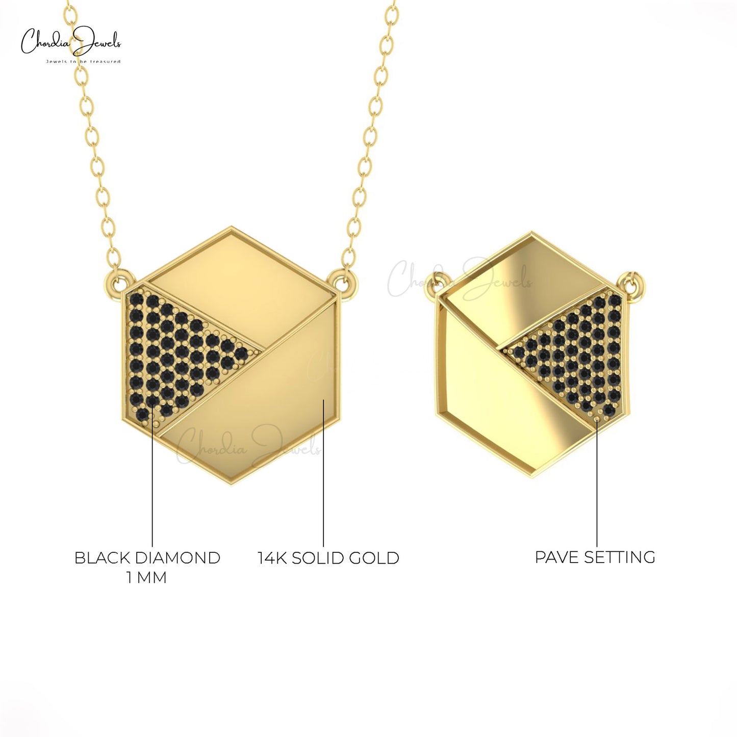 Buy Cluster Pave Necklace