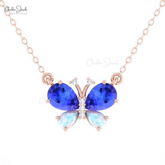 Buy Moonstone Butterfly Necklace