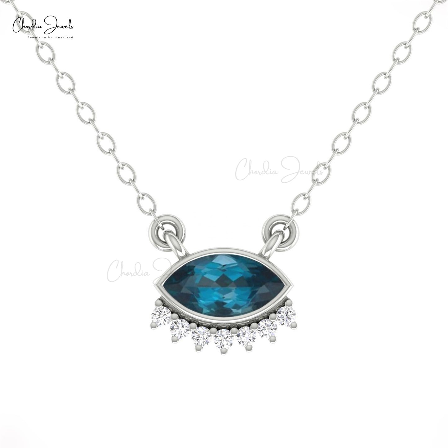 Minimalist Evil Eye Necklace