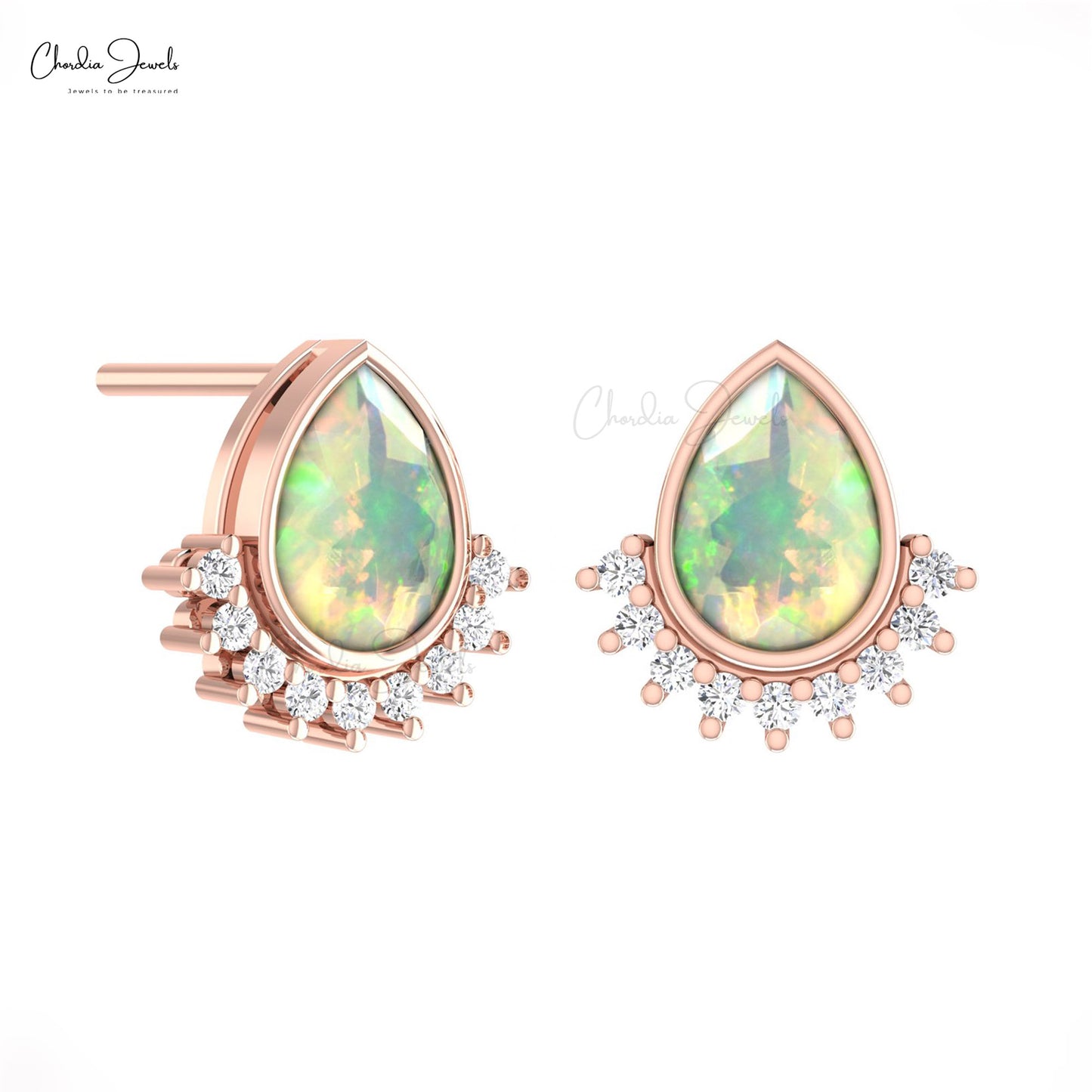 Dainty Flare Studs For Her