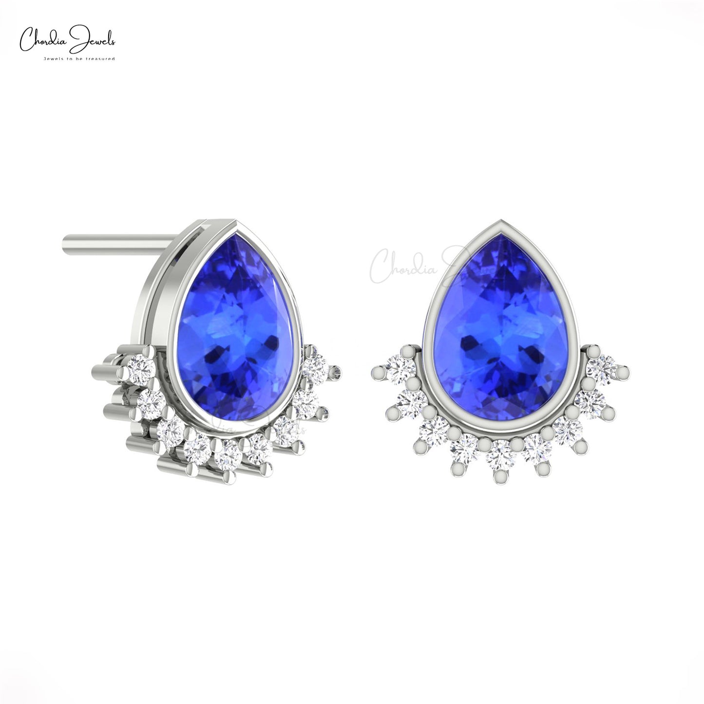 Real Tanzanite Earrings