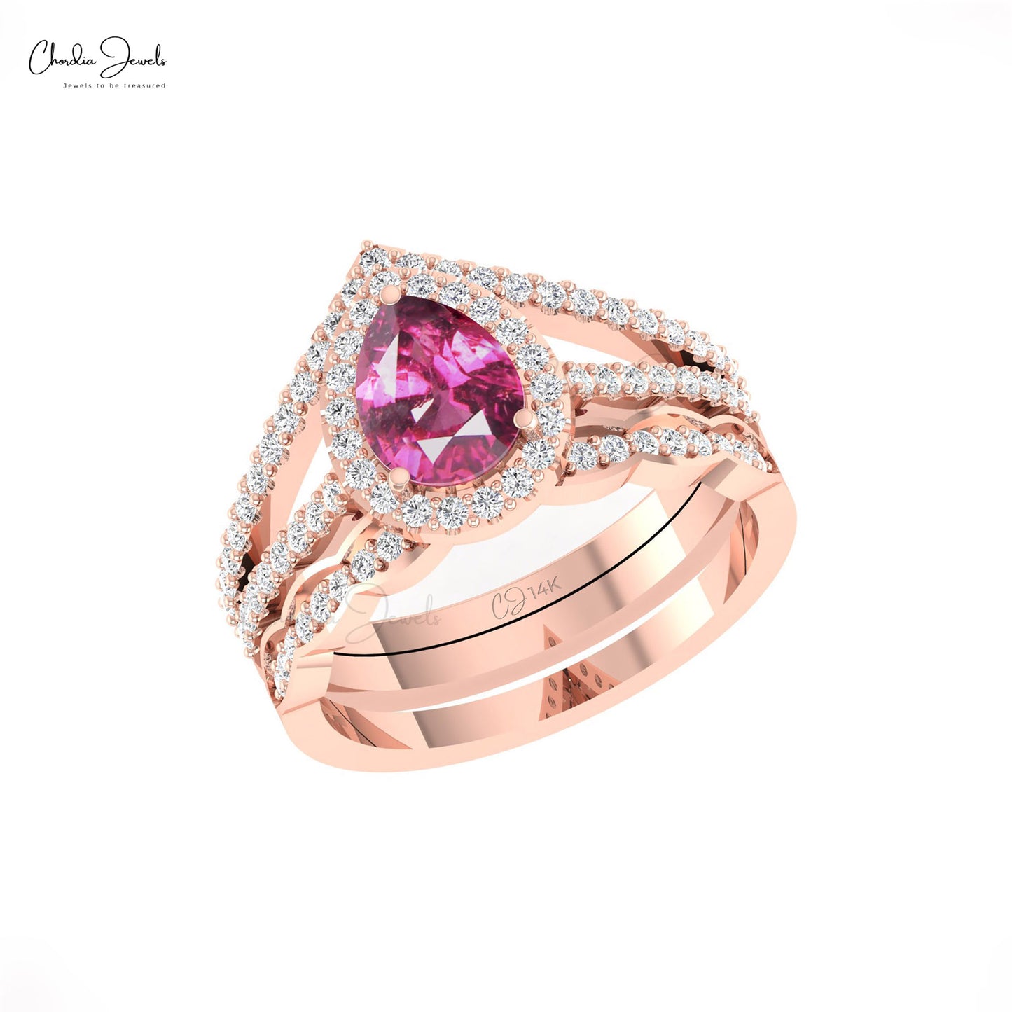 Multilayer Shank Engagement Ring