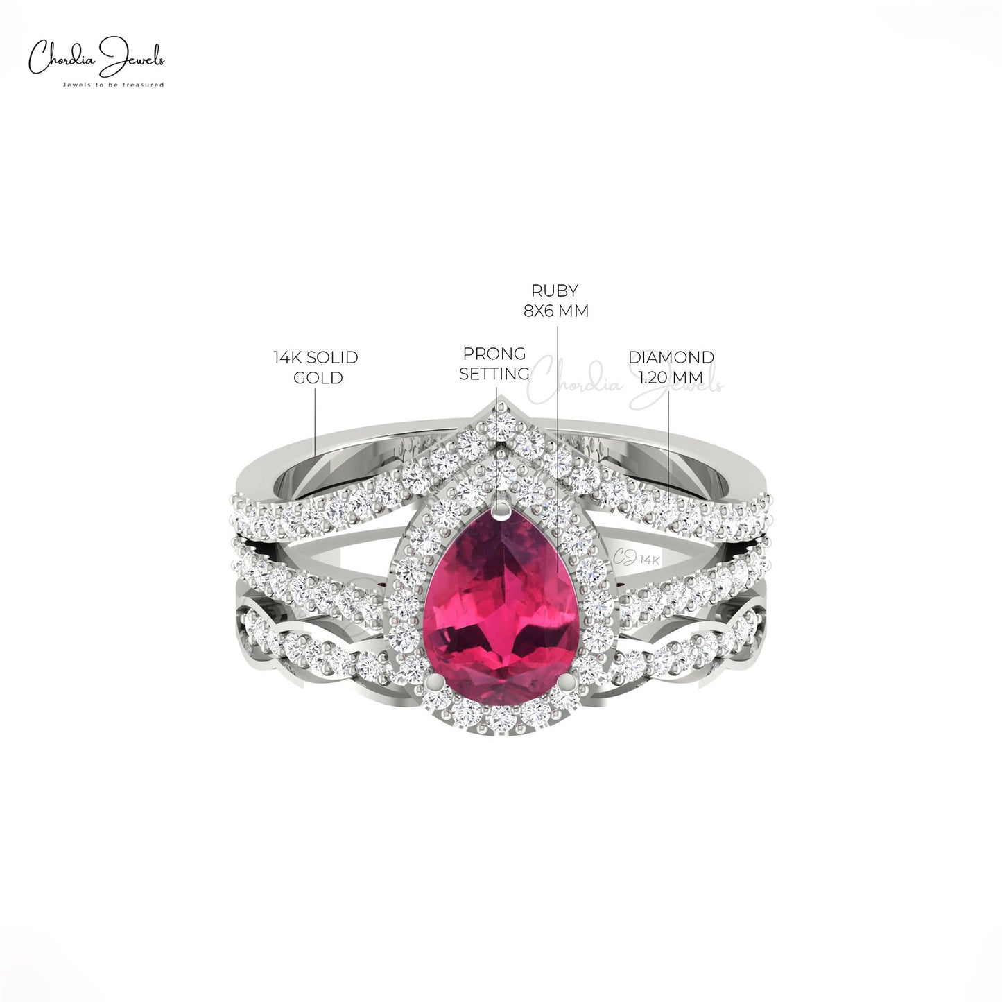 Halo Diamond Wedding Ring