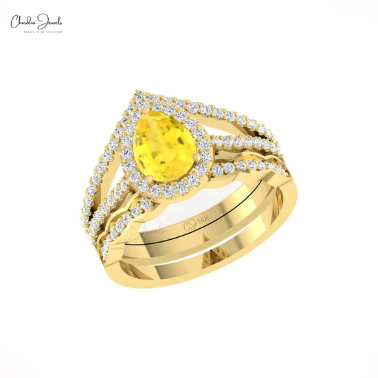 Yellow Sapphire ring