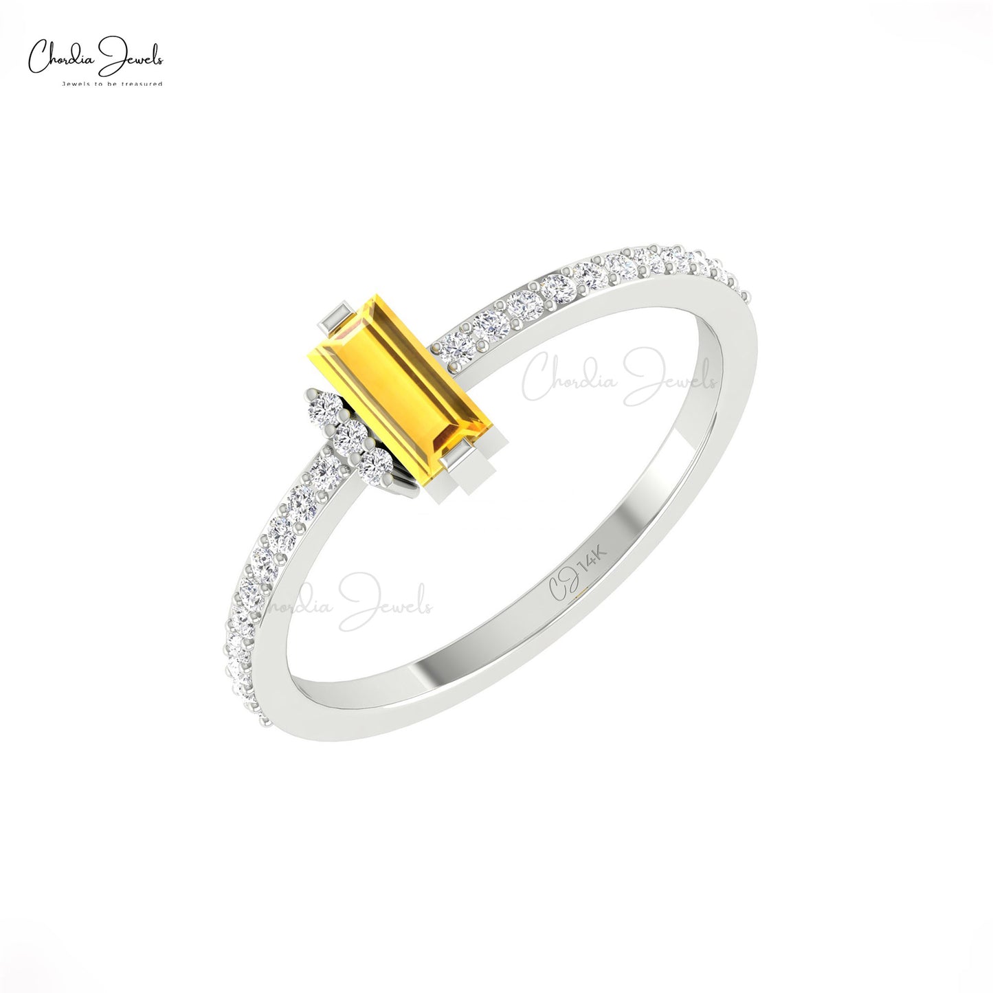 Citrine Gemstone Ring