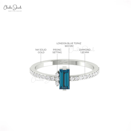 Prong Set London Blue Topaz Ring