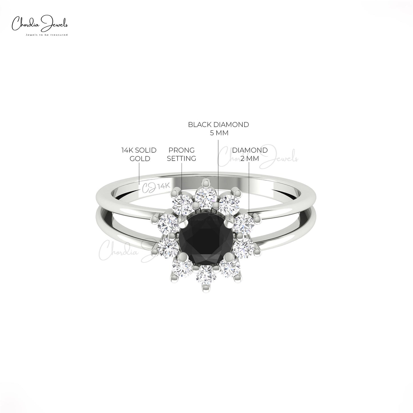 Prong Set Halo Ring