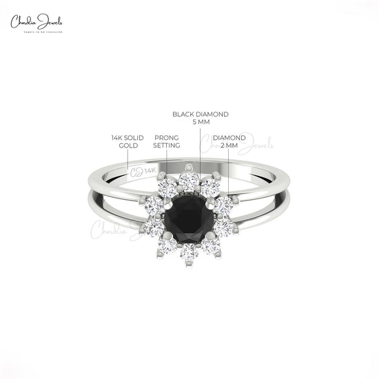 Prong Set Halo Ring