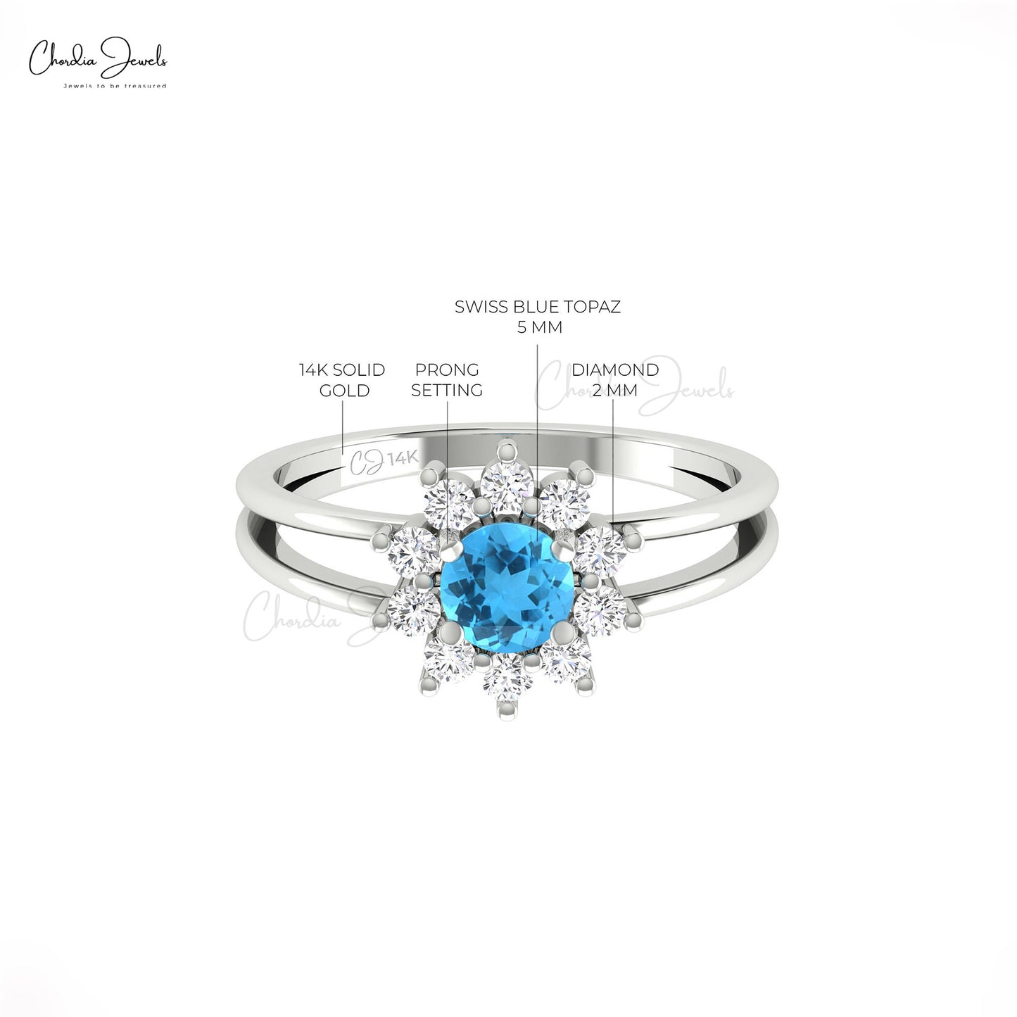 Halo Diamond Ring