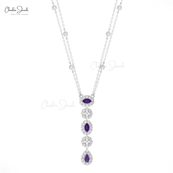 Halo Diamond Chain Necklace