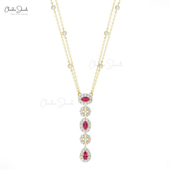 Halo Diamond Bridal Necklace