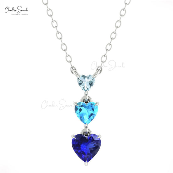 Swiss Blue Topaz Necklace