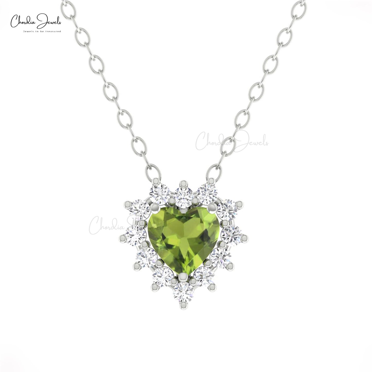 Halo Diamond Necklace