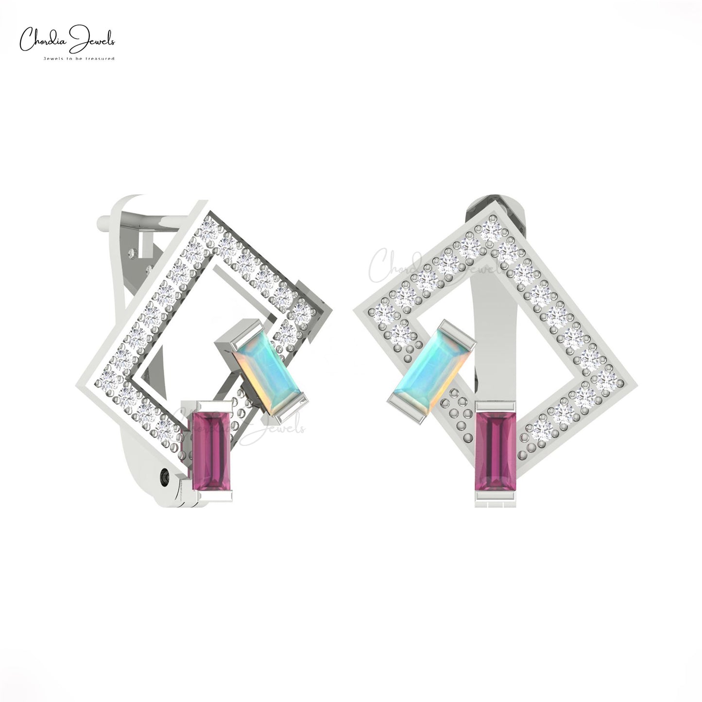 Dainty Diamond earrings