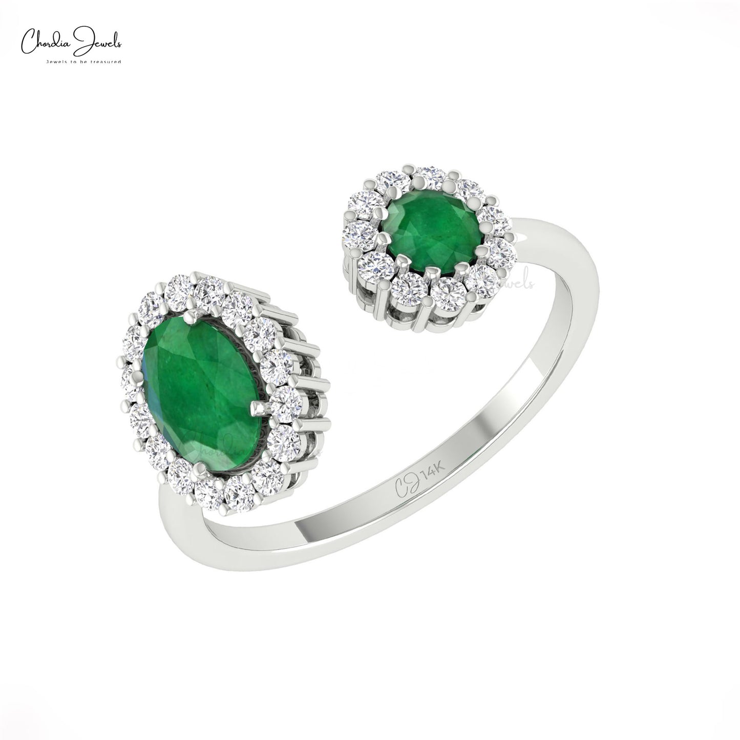 Prong Set Emerald Ring