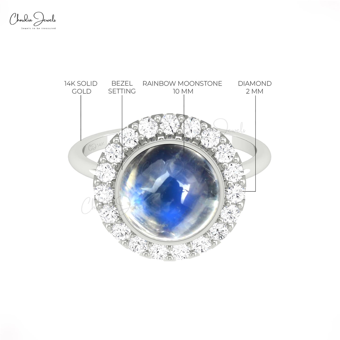 Halo Diamond Ring