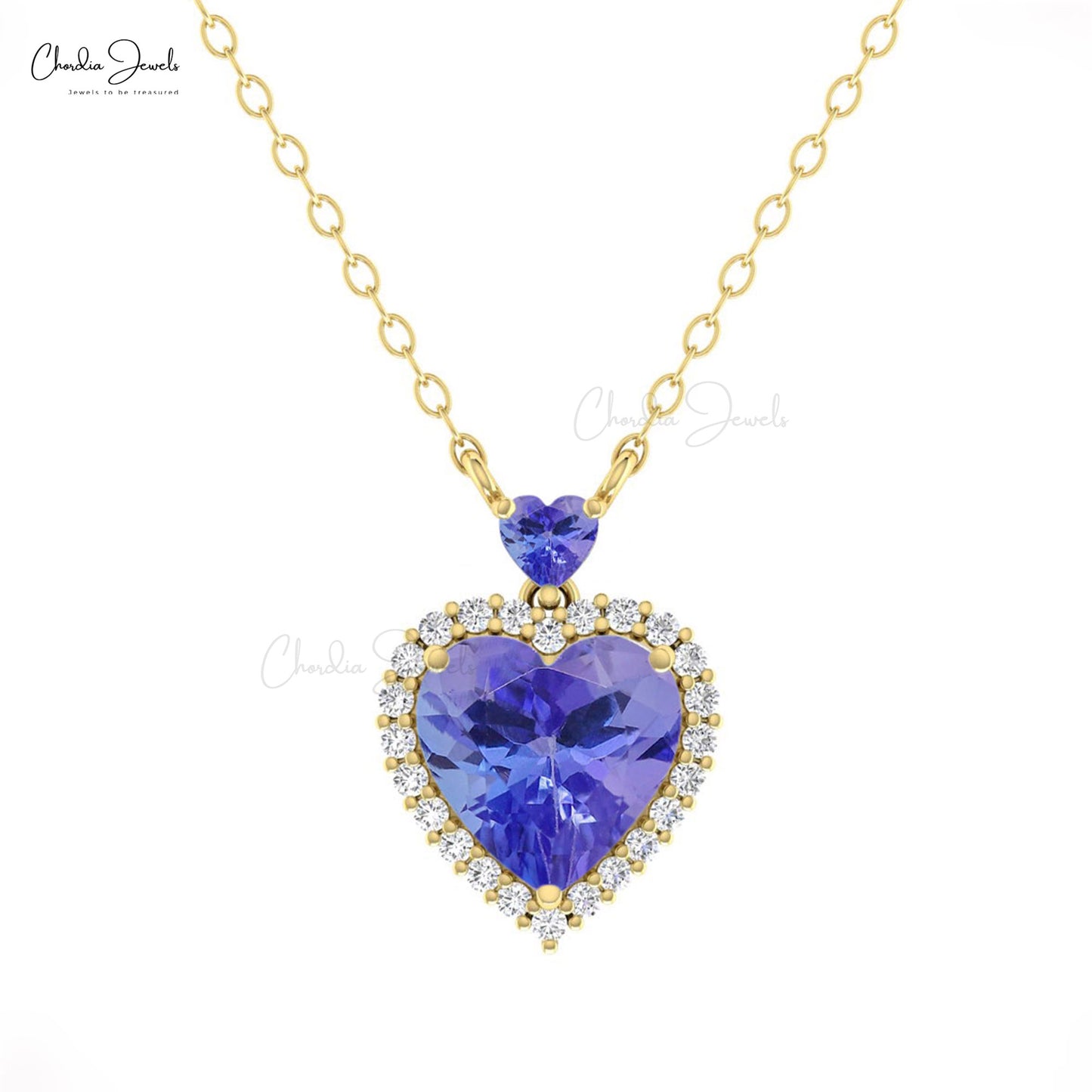 Tanzanite Gemstone Necklace