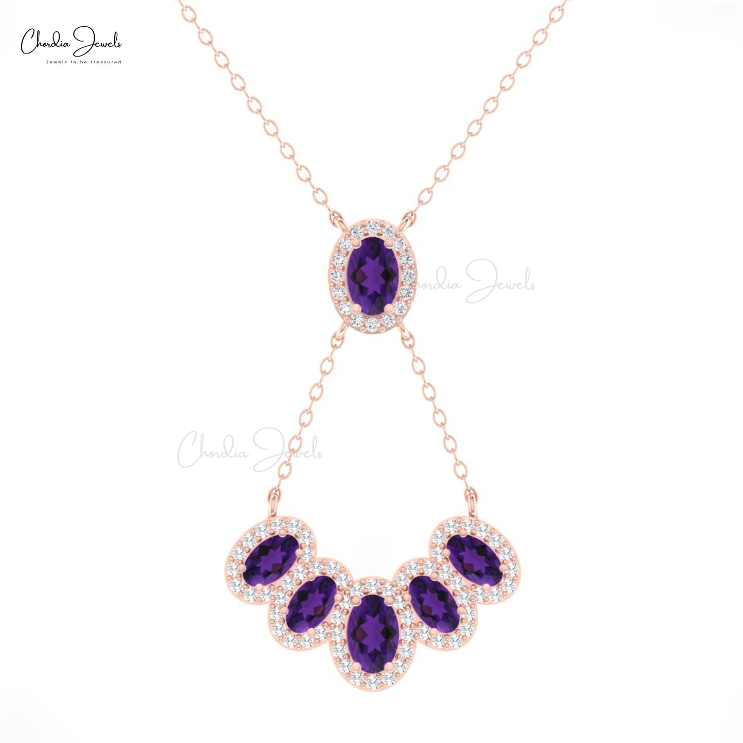 Genuine Amethyst Necklace