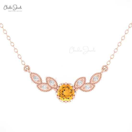 Miligrain Floral Necklace