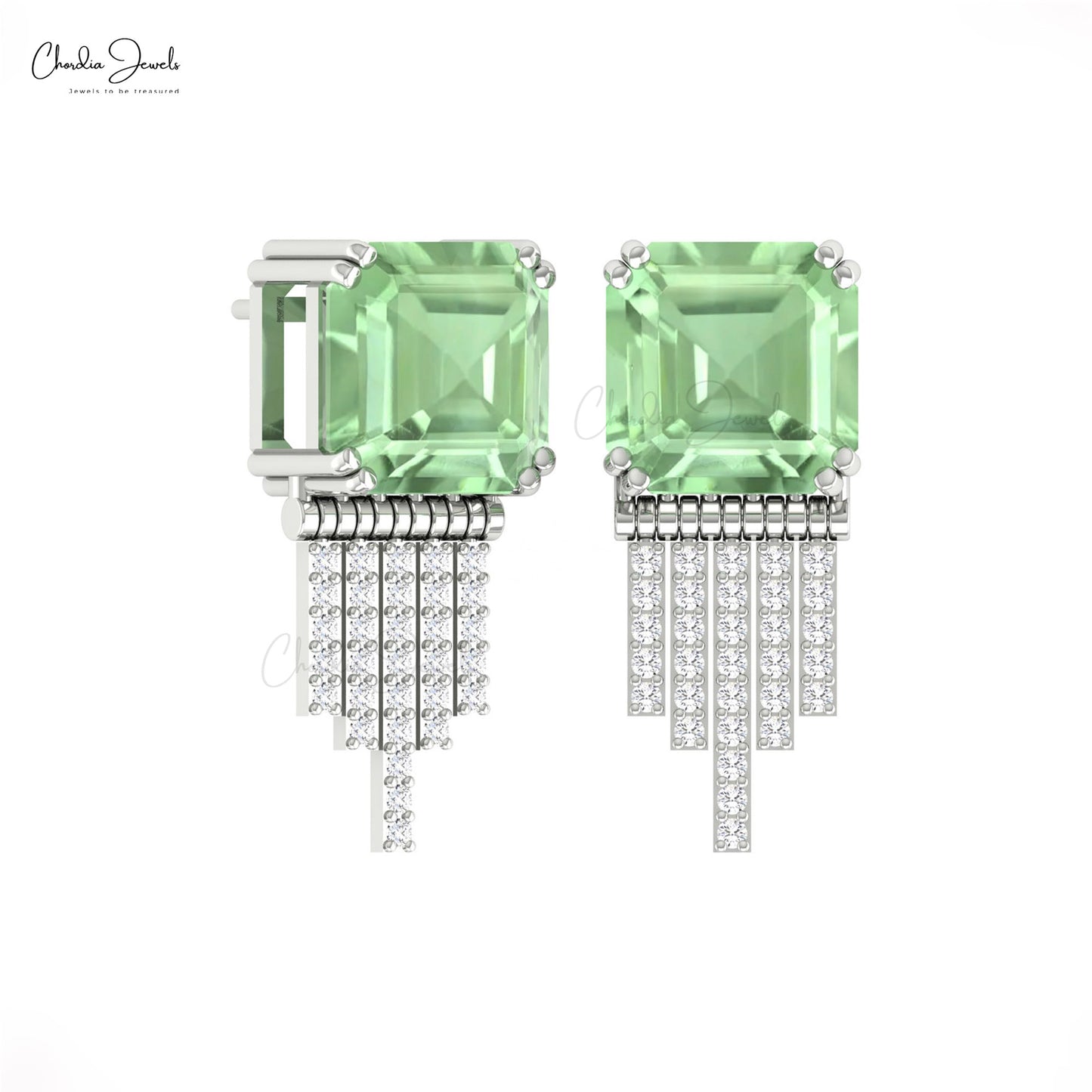 Diamond Drop Earrings