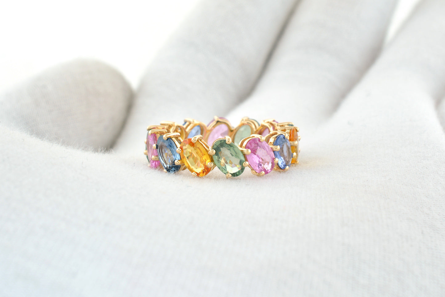 Oval Gemstone Ring