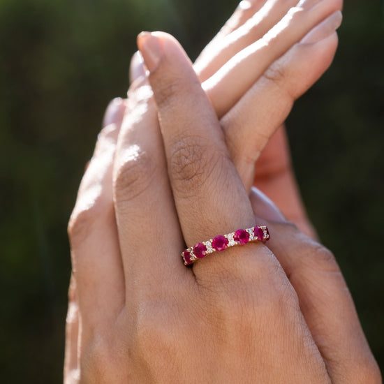 Ruby Diamond Ring