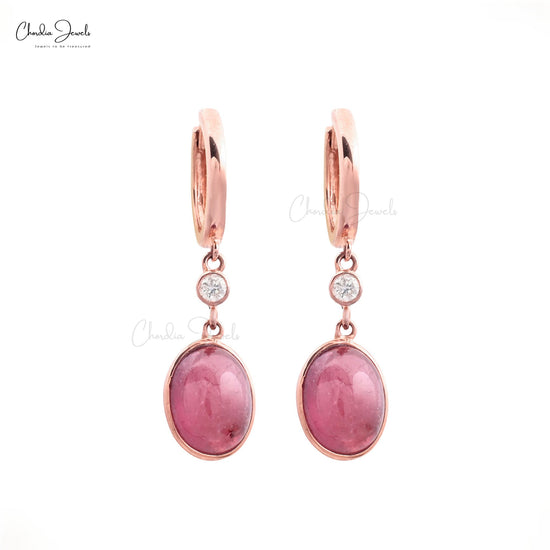 Solid 14K Rose Gold Earrings