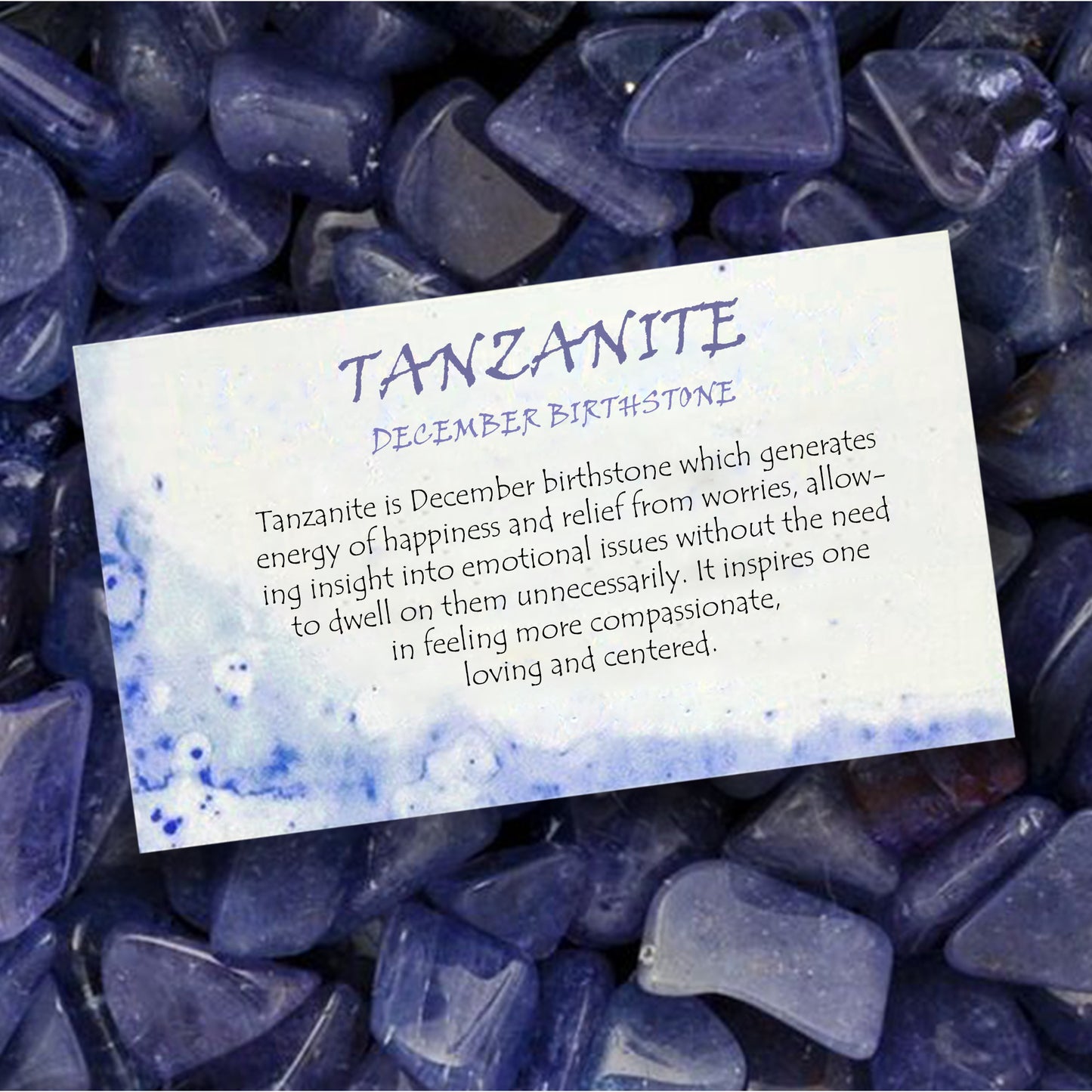 Trillion Cut Tanzanite 2 Ct Semi Precious Loose Stone For Sale, 1 Piece