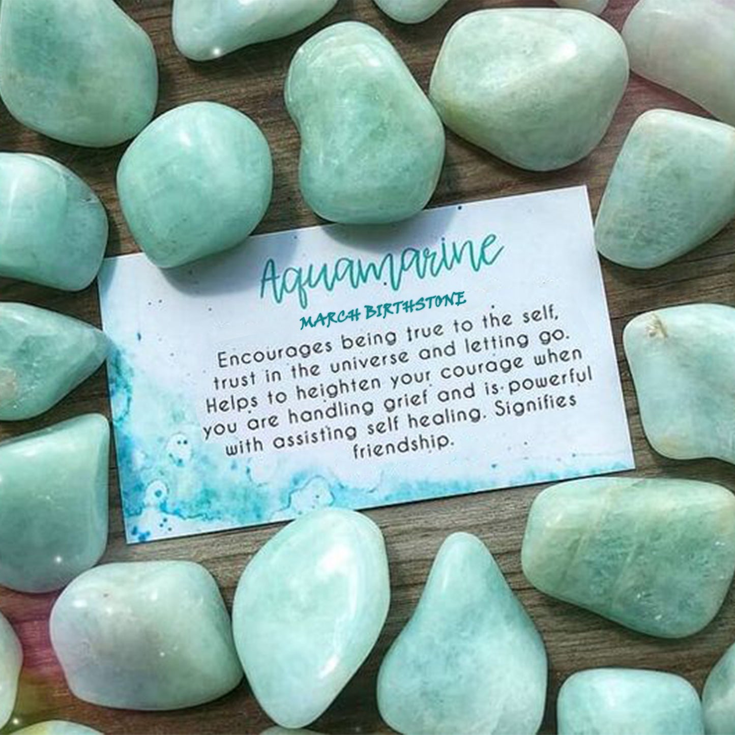 March Birthstone Aquamarine Round Cabochon 6X6MM Loose Gemstone for Sale, 19 Piece