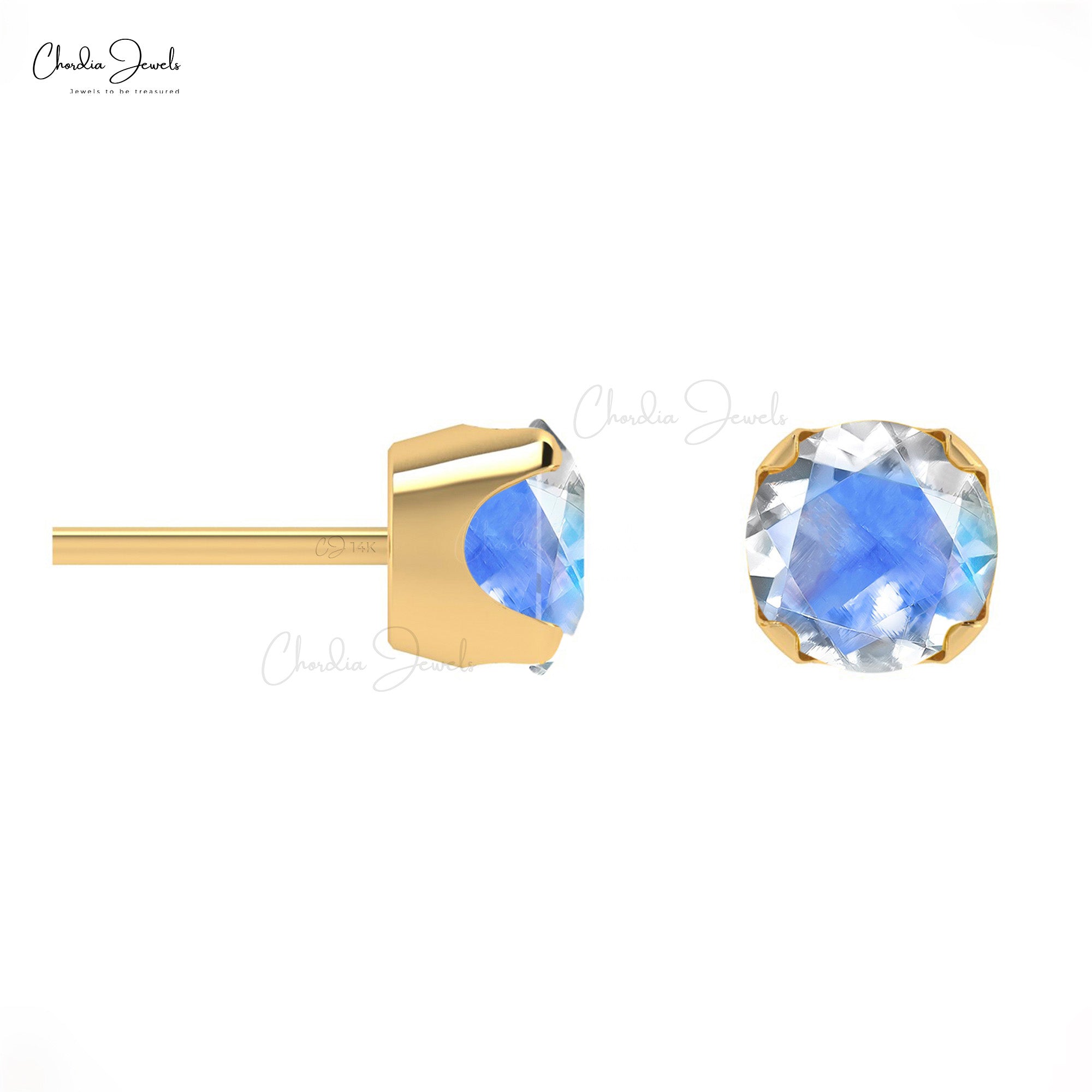 Moonstone Stud Earrings – JSL