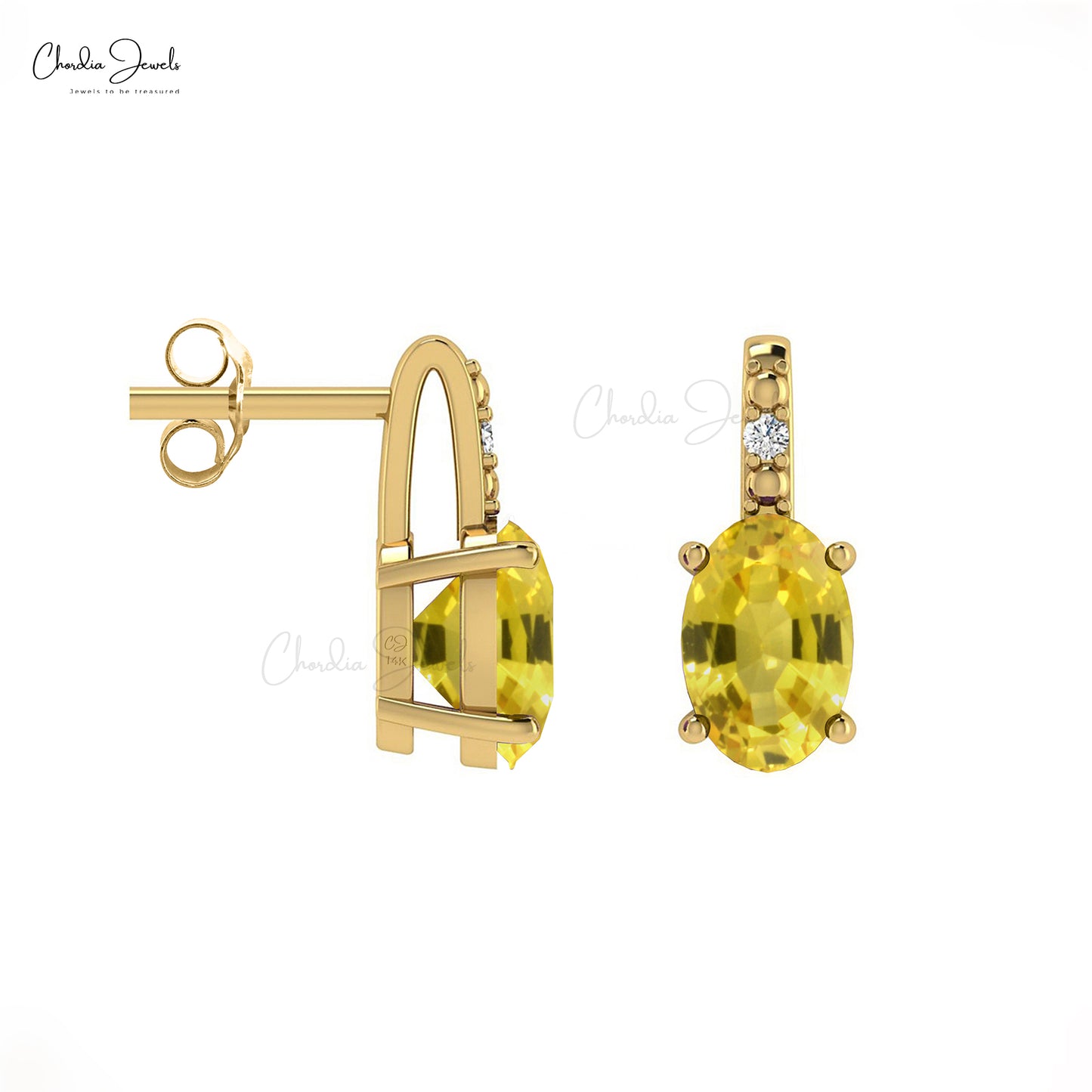 Diamond Accented Earrings